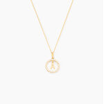Pendentif Gabe Or Jaune Oxyde De Zirconium - Pendentifs Femme | Histoire d&rsquo;Or