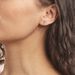 Boucles D'oreilles Puces Youssa Barrettes Or Blanc Oxyde De Zirconium - Clous d'oreilles Femme | Histoire d’Or