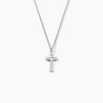 Collier Argent Blanc Nicolaos - Bijoux sans pierre Homme | Histoire d&rsquo;Or