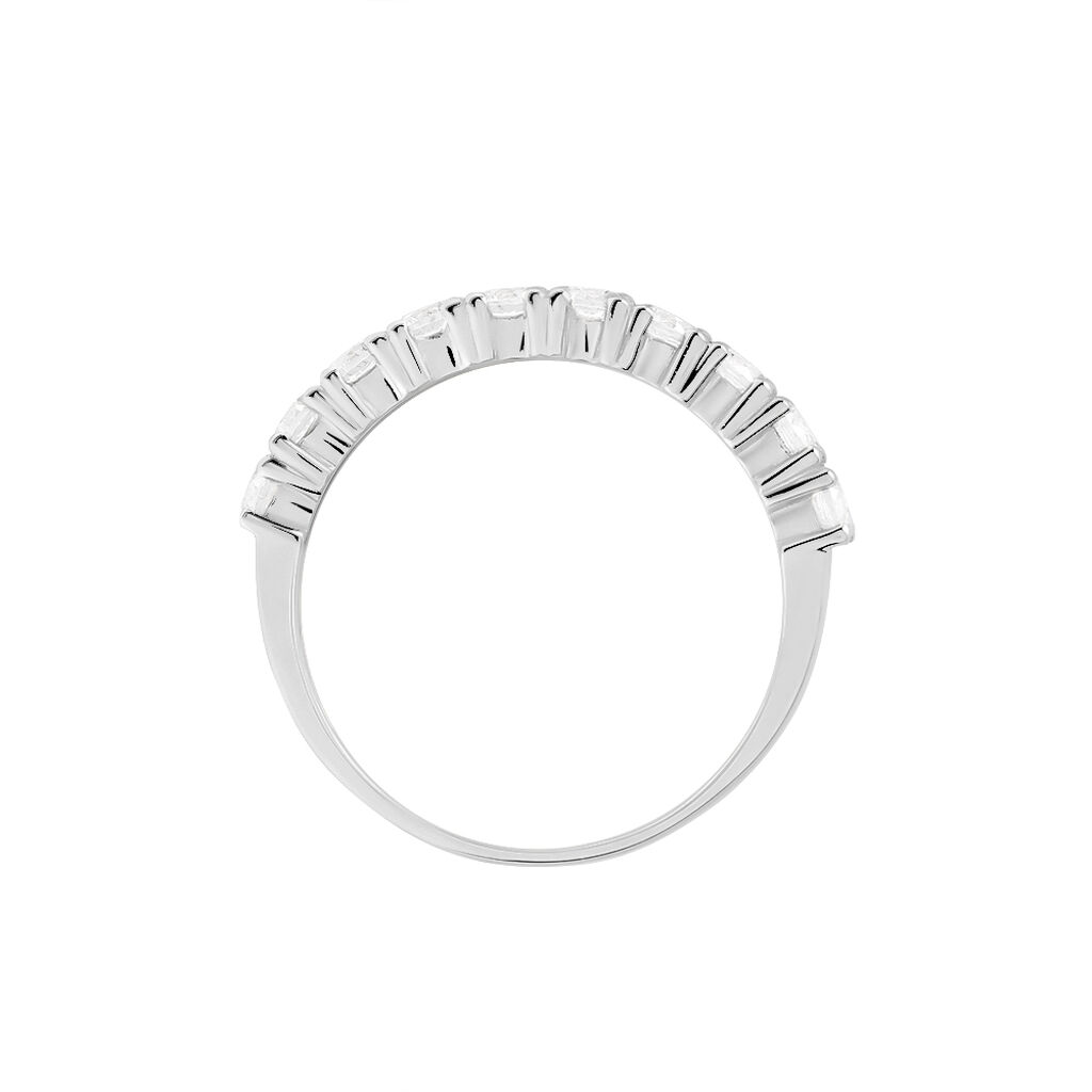 Alliance Marlin Or Blanc Oxyde De Zirconium - Alliances Femme | Histoire d&rsquo;Or