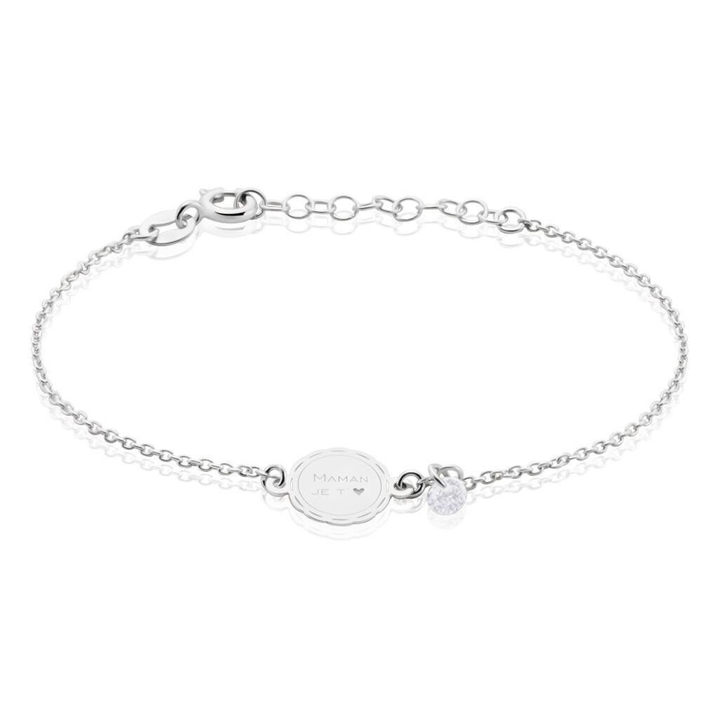 Bracelet Argent Glannon Oxyde De Zirconium - Bracelets Femme | Histoire d’Or