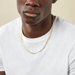 Collier Or Jaune Maille Altern&eacute;e 1/3 - Chaines Homme | Histoire d&rsquo;Or