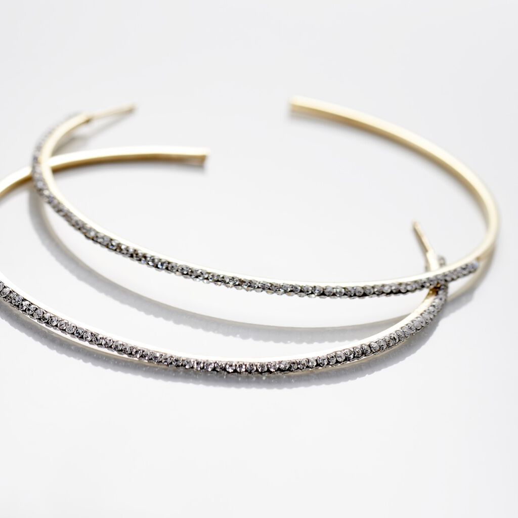 Cr&eacute;oles Tyhana Or Jaune Oxyde - Boucles d'oreilles cr&eacute;oles Femme | Histoire d&rsquo;Or