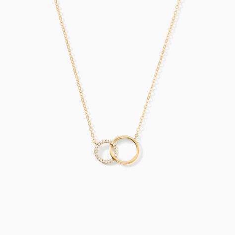 Collier Or Jaune Nesrine Oxydes - Colliers Femme | Histoire d&rsquo;Or