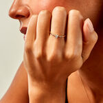 Bague Thelonius Or Jaune Diamant Synth&eacute;tique - Bagues solitaires Femme | Histoire d&rsquo;Or