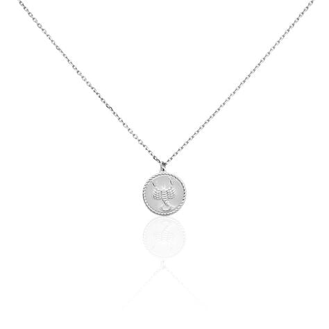 Collier Argent Blanc Lew - Colliers Zodiaque Homme | Histoire d’Or