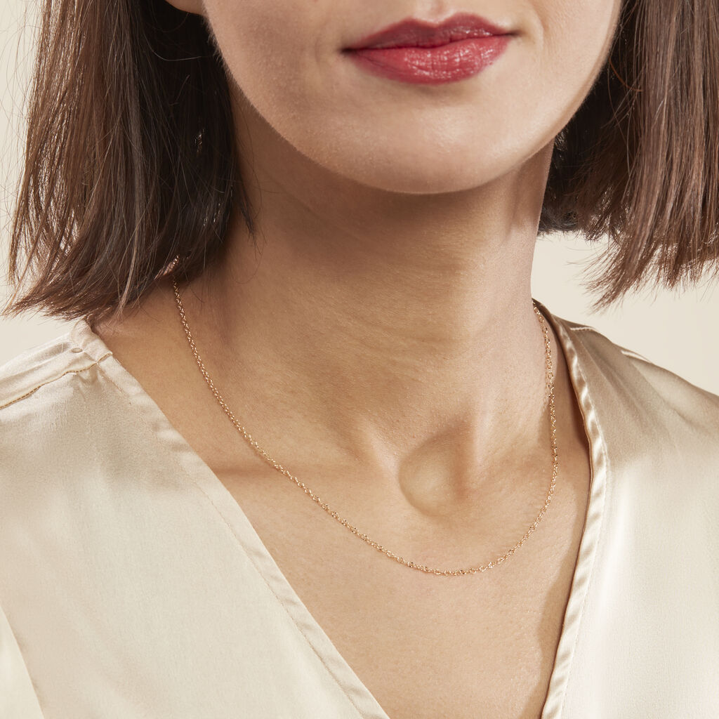 Chaine Or Jaune Pilea - Chaines Femme | Histoire d’Or
