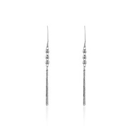Boucles D'oreilles Pendantes Melodie Argent Blanc - Boucles d'oreilles fantaisie Femme | Histoire d’Or
