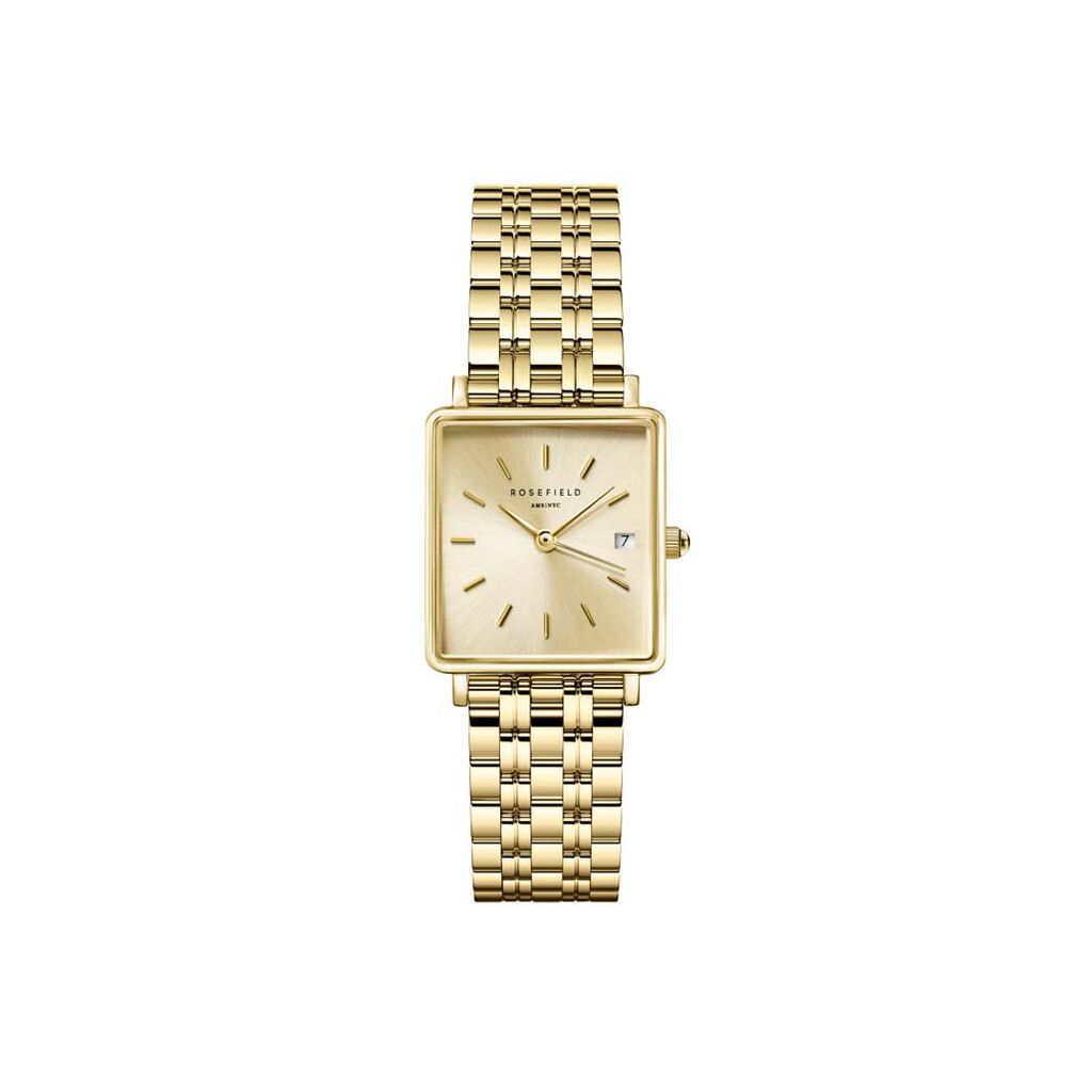Montre Rosefield Boxy Xs Champagne - Montres Femme | Histoire d&rsquo;Or