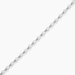 Bracelet Eva Acier Blanc - Bracelets Medailles Femme | Histoire d&rsquo;Or