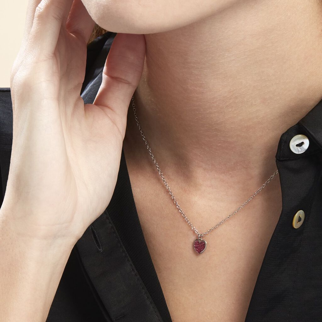 Collier Lara Argent Blanc - Colliers fantaisie Femme | Histoire d’Or