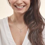 Collier Rozane Argent Blanc Perle De Culture Et Oxyde De Zirconium - Colliers fantaisie Femme | Histoire d&rsquo;Or