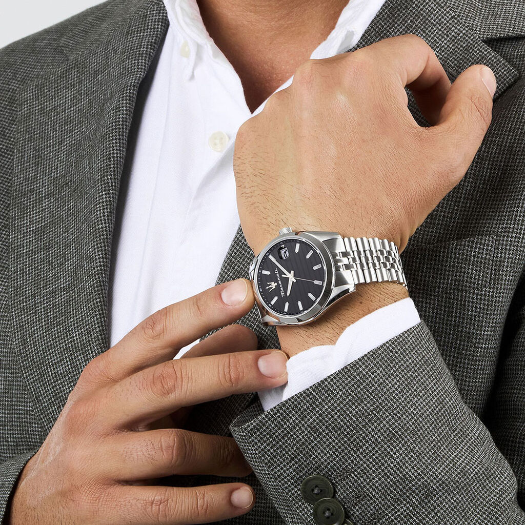 Montre Maserati Attrazione Noir - Montres Homme | Histoire d’Or