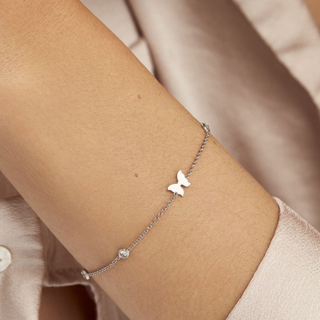 Bracelet Rana Argent Blanc Oxyde De Zirconium - Bracelets Femme | Histoire d’Or