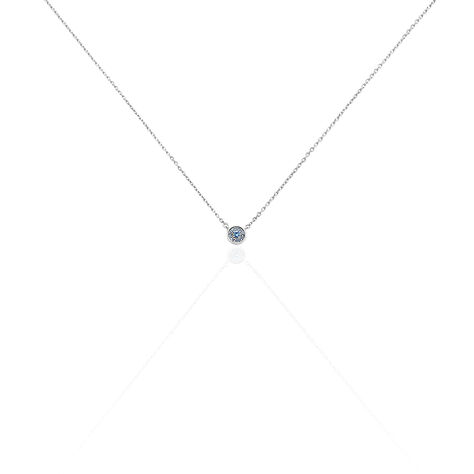 Collier Auxana Argent Blanc Oxyde De Zirconium - Colliers fantaisie Femme | Histoire d’Or