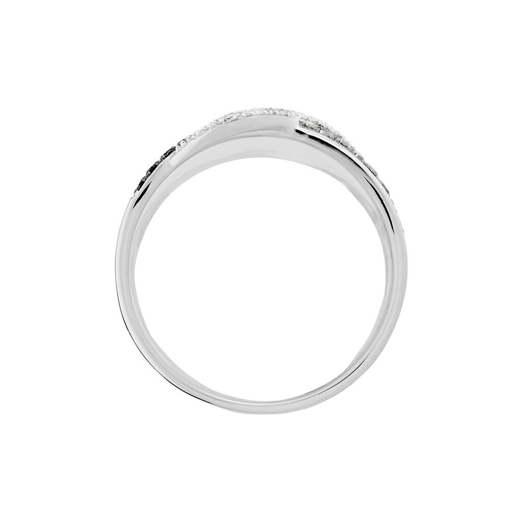 Bague Valencia Or Blanc Diamant - Bagues avec pierre Femme | Histoire d’Or