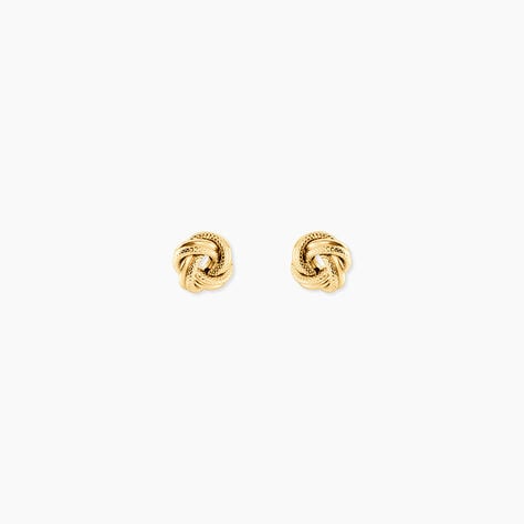 Boucles D'Oreilles Pendantes Fiore Or Jaune - Boucles d'oreilles pendantes Femme | Histoire d&rsquo;Or