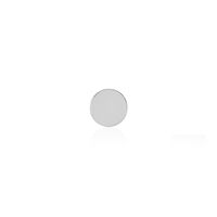 Boucle D'oreille Puce Unitaire Sif Acier Blanc