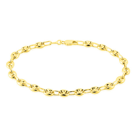 Bracelet Maille Dami Maille Grain De Cafe Or Jaune - Bracelets chaîne Femme | Histoire d’Or