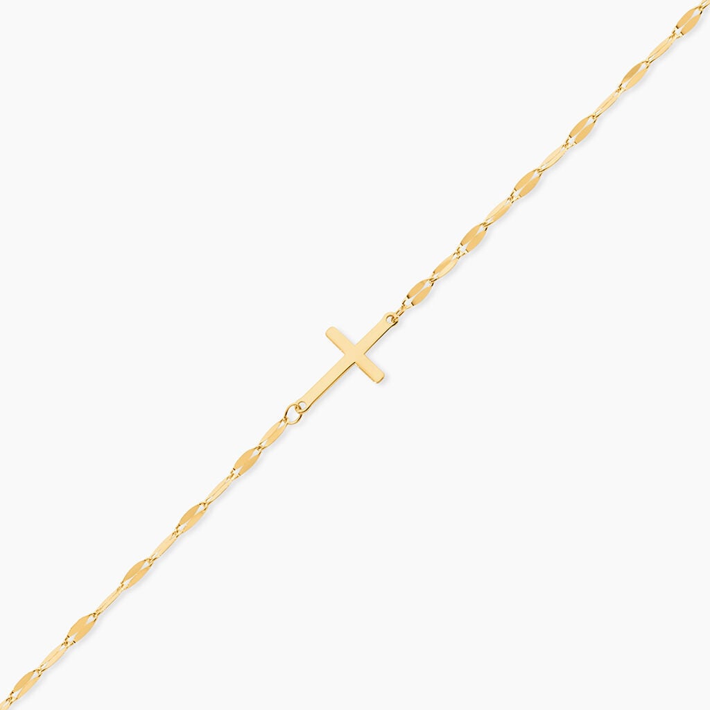 Bracelet Chrysanthos Or Jaune - Bracelets Communion Famille | Histoire d&rsquo;Or