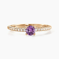 Bague Mireilla Plaqué Or Doré Oxyde De Zirconium