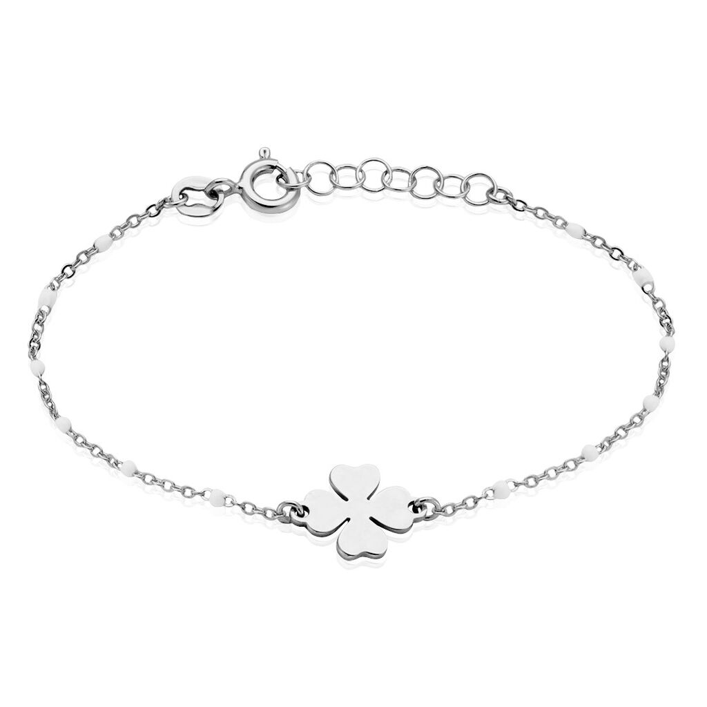 Bracelet Polka Argent Blanc - Bracelets Femme | Histoire d&rsquo;Or