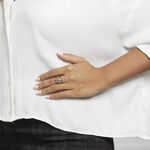 Bague Hans Plaqu&eacute; Or Oxyde Pierre - Bagues avec pierre Femme | Histoire d&rsquo;Or