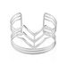 Bracelet Jonc Adel Acier Blanc - Bracelets fantaisie Femme | Histoire d’Or