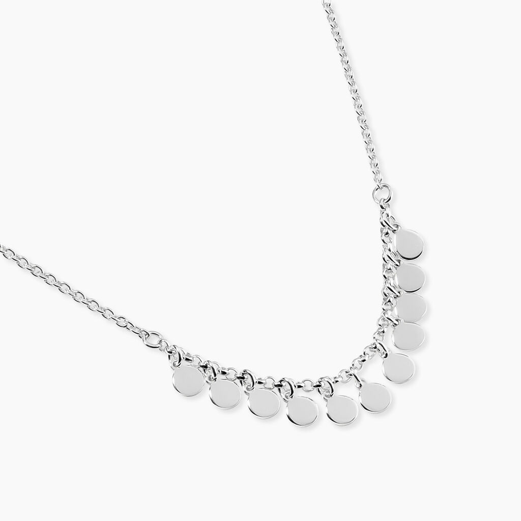 Collier Savahna Argent Blanc - Colliers fantaisie Femme | Histoire d&rsquo;Or