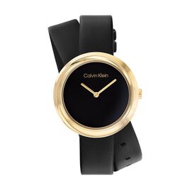 Montre Calvin Klein Twisted Bezel Noir - Montres Femme | Histoire d’Or