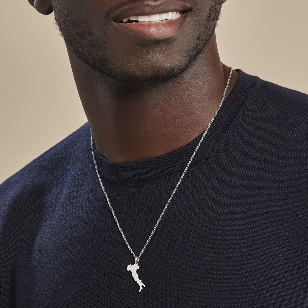 Pendentif Thea Argent Blanc - Pendentifs Famille | Histoire d’Or