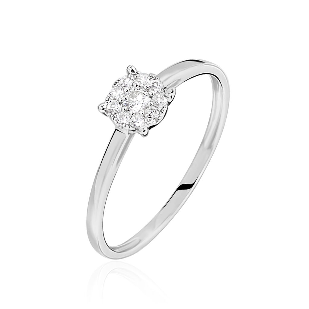 Bague Adeline Or Blanc Diamant - Bagues avec pierre Femme | Histoire d&rsquo;Or