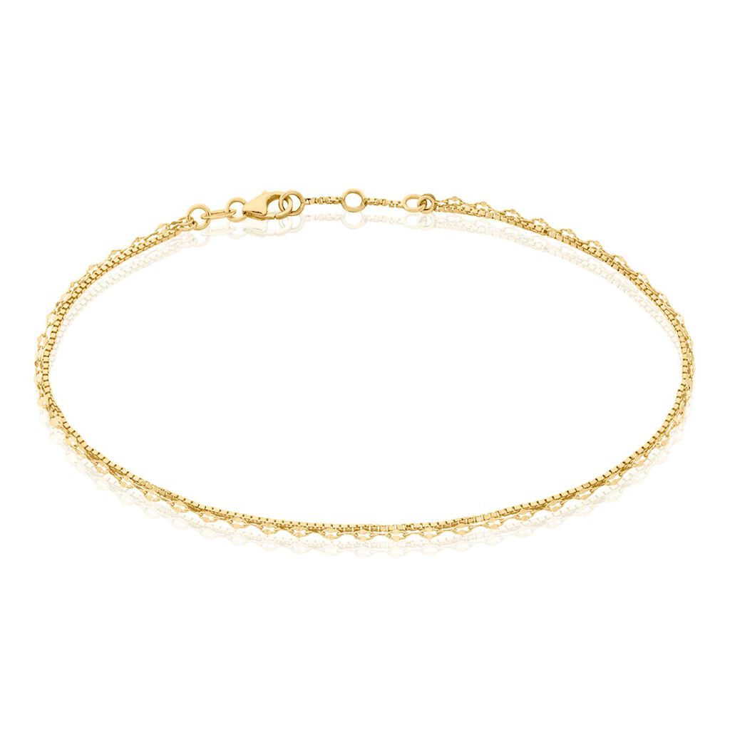 Chaîne De Cheville Lodi Plaqué Or Jaune - Chaînes de cheville Femme | Histoire d’Or