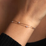 Bracelet Or Jaune Eclat D'etoile Oxyde De Zirconium - Bracelets Femme | Histoire d&rsquo;Or