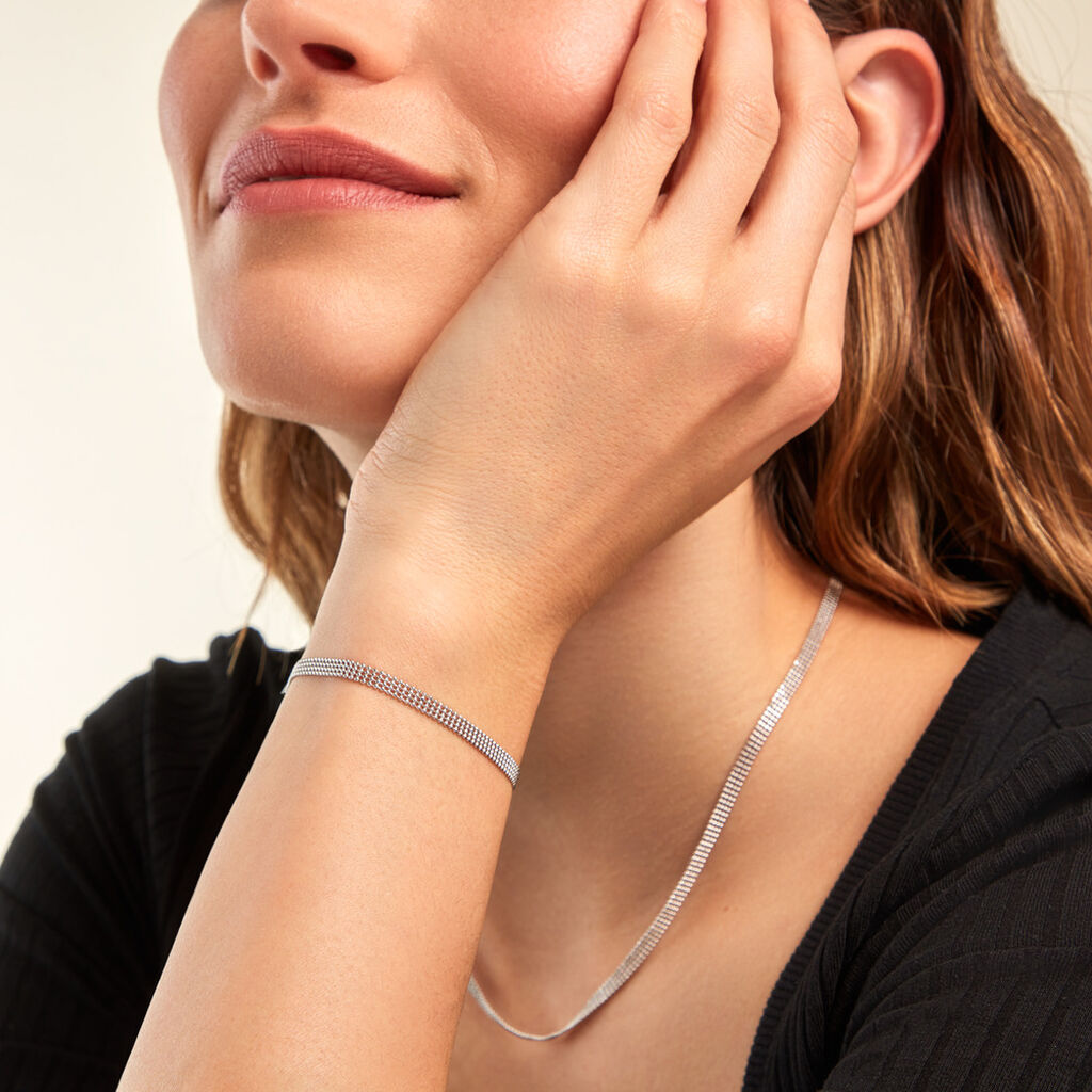 Bracelet Kelline Argent Blanc - Bracelets Femme | Histoire d’Or
