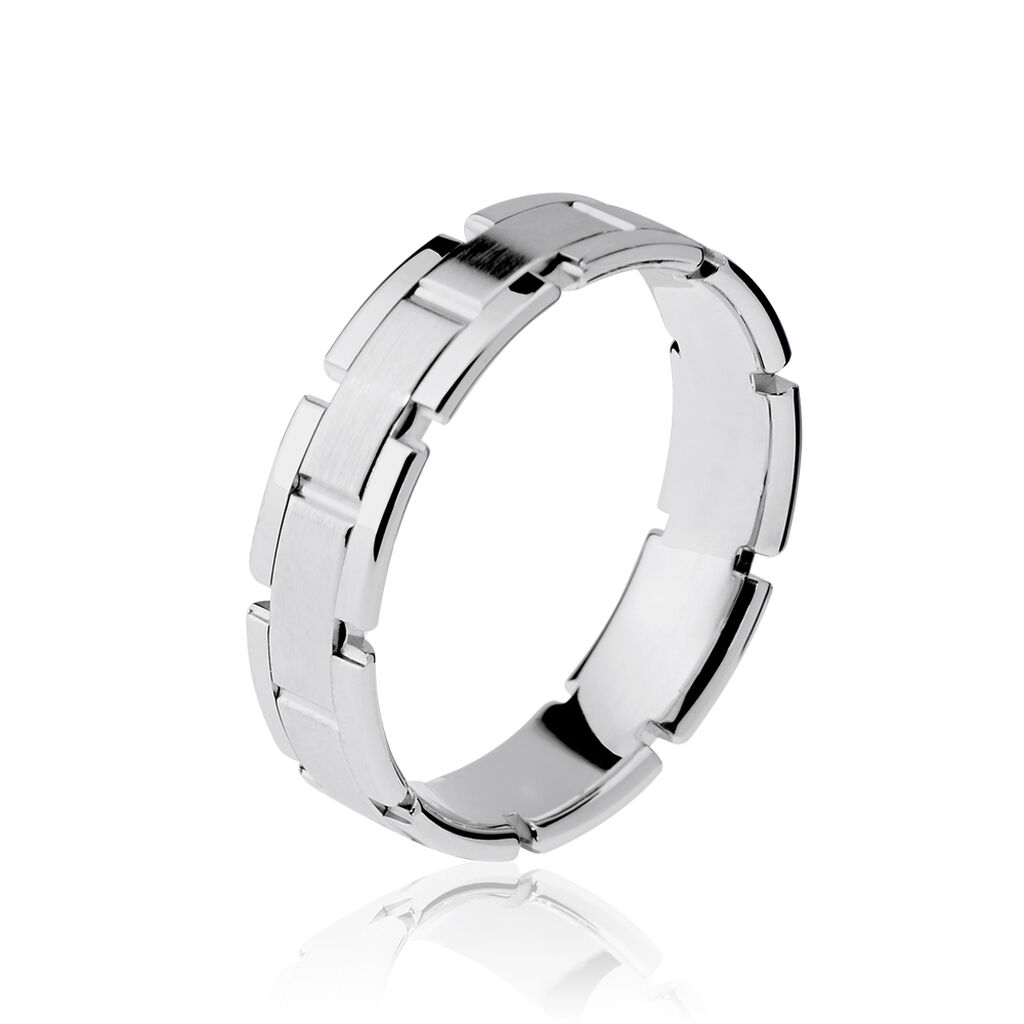 Alliance Maille Or Blanc - Alliances Unisex | Histoire d’Or
