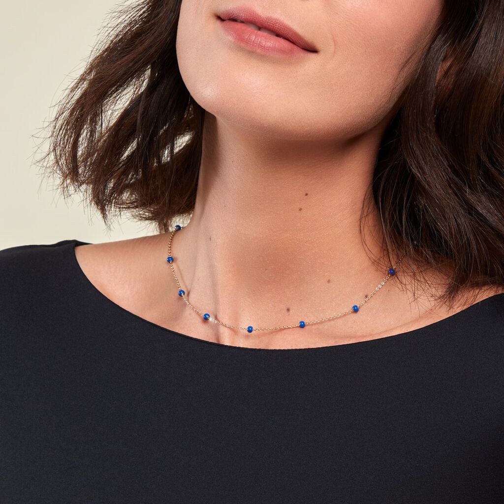 Collier Meike Plaque Or Jaune - Colliers fantaisie Femme | Histoire d’Or