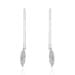 Boucles D'oreilles Pendantes Euriell Argent Blanc - Boucles d'oreilles fantaisie Femme | Histoire d’Or