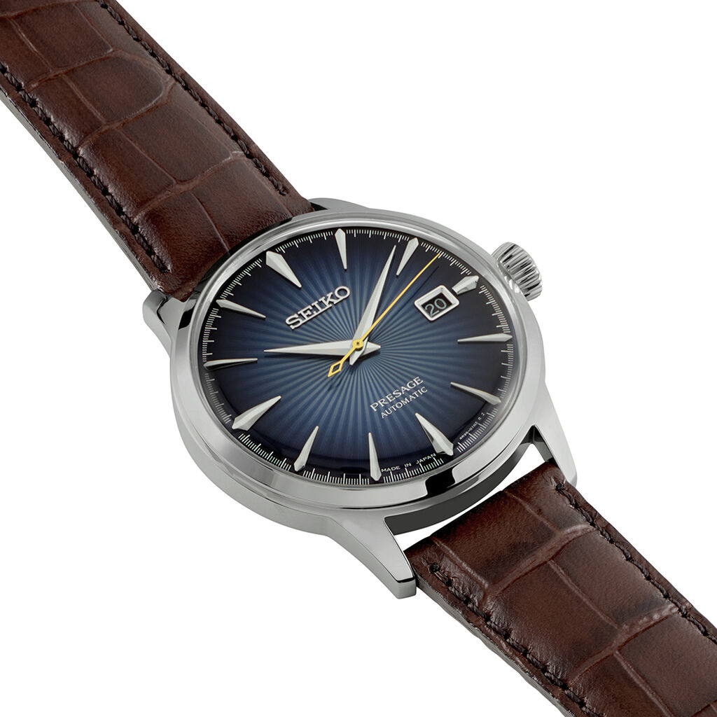 Montre Seiko Presage Cocktail Bleu - F&ecirc;te des p&egrave;res Homme | Histoire d&rsquo;Or
