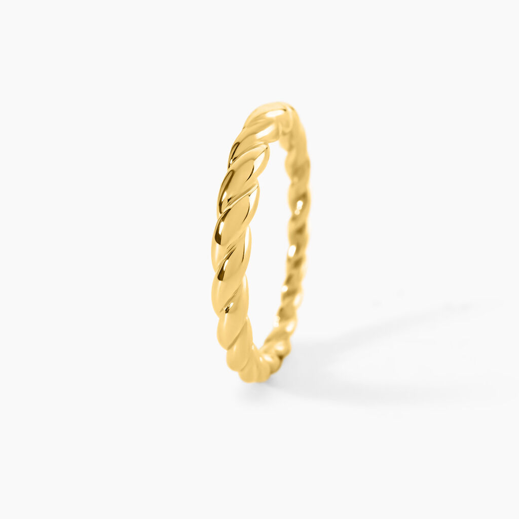 Bague Bertilie Acier Jaune - Bagues fantaisie Femme | Histoire d&rsquo;Or