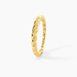 Bague Bertilie Acier Jaune - Bagues fantaisie Femme | Histoire d&rsquo;Or