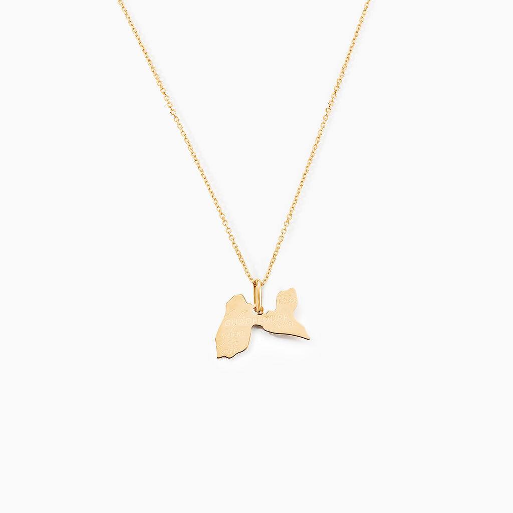 Pendentif Gaietana Guadeloupe Or Jaune - Pendentifs Famille | Histoire d&rsquo;Or