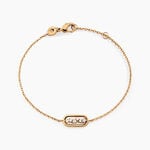 Bracelet Infinitude Plaqu&eacute; Or Dor&eacute; Oxyde De Zirconium - Bracelets Femme | Histoire d&rsquo;Or