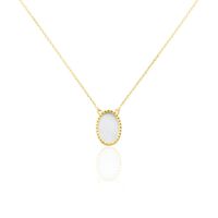 Collier Pernia Or Jaune Nacre