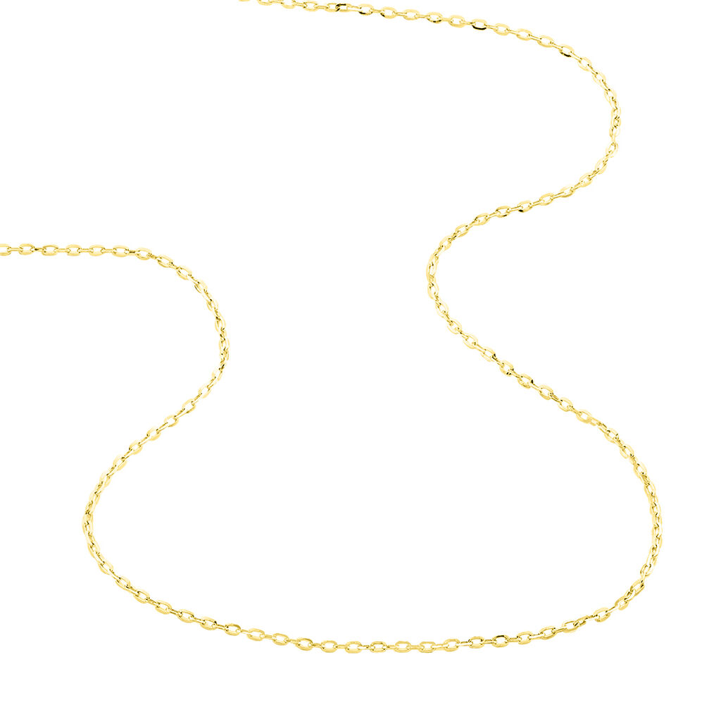 Cha&icirc;ne Igoa Maille For&ccedil;at Diamantee Or Jaune - Chaines Famille | Histoire d&rsquo;Or