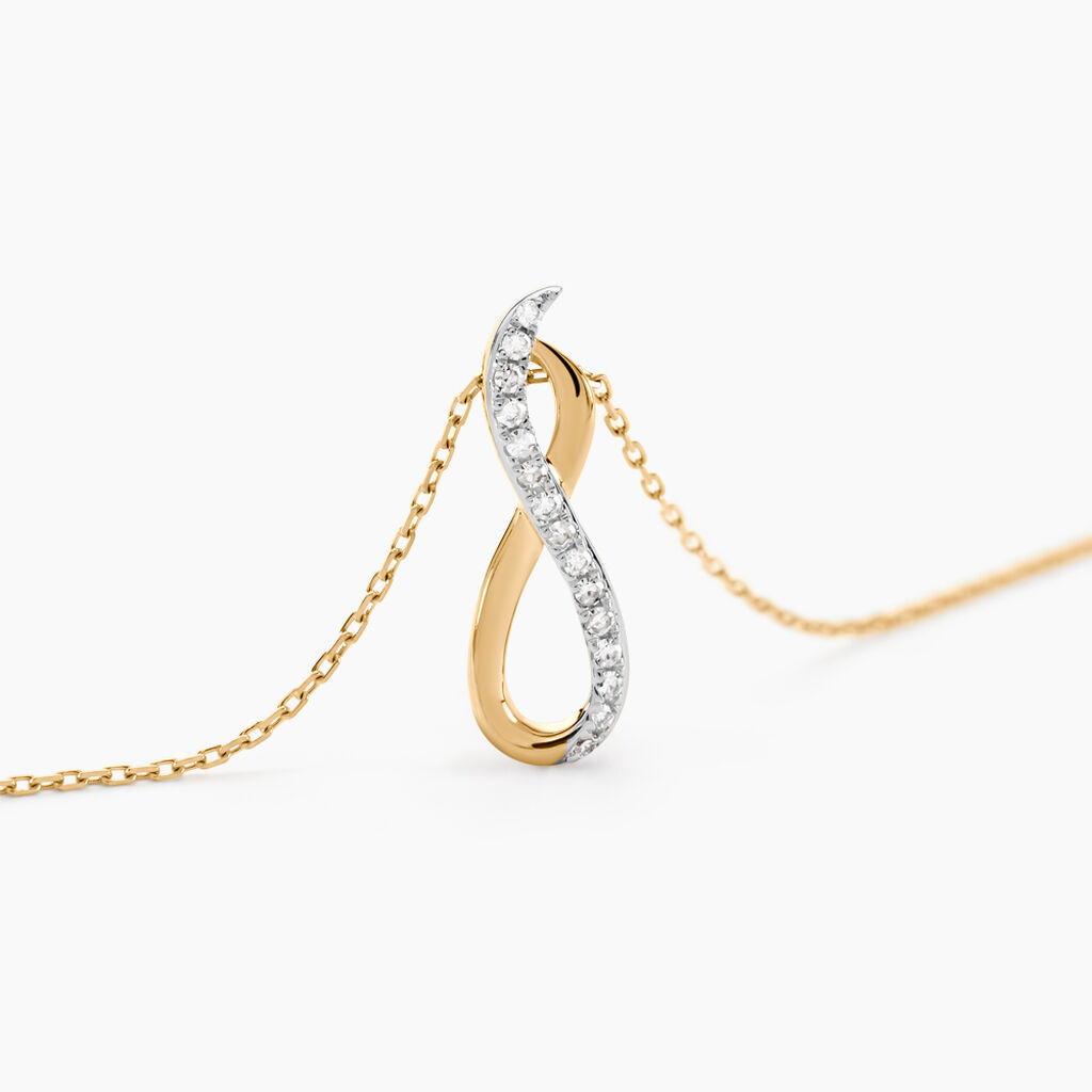 Collier Osanna Or Jaune Diamants - Colliers Femme | Histoire d&rsquo;Or