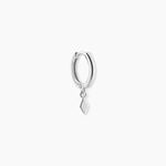 Cr&eacute;oles Ansgar Argent Blanc - Boucles d'oreilles cr&eacute;oles Homme | Histoire d&rsquo;Or