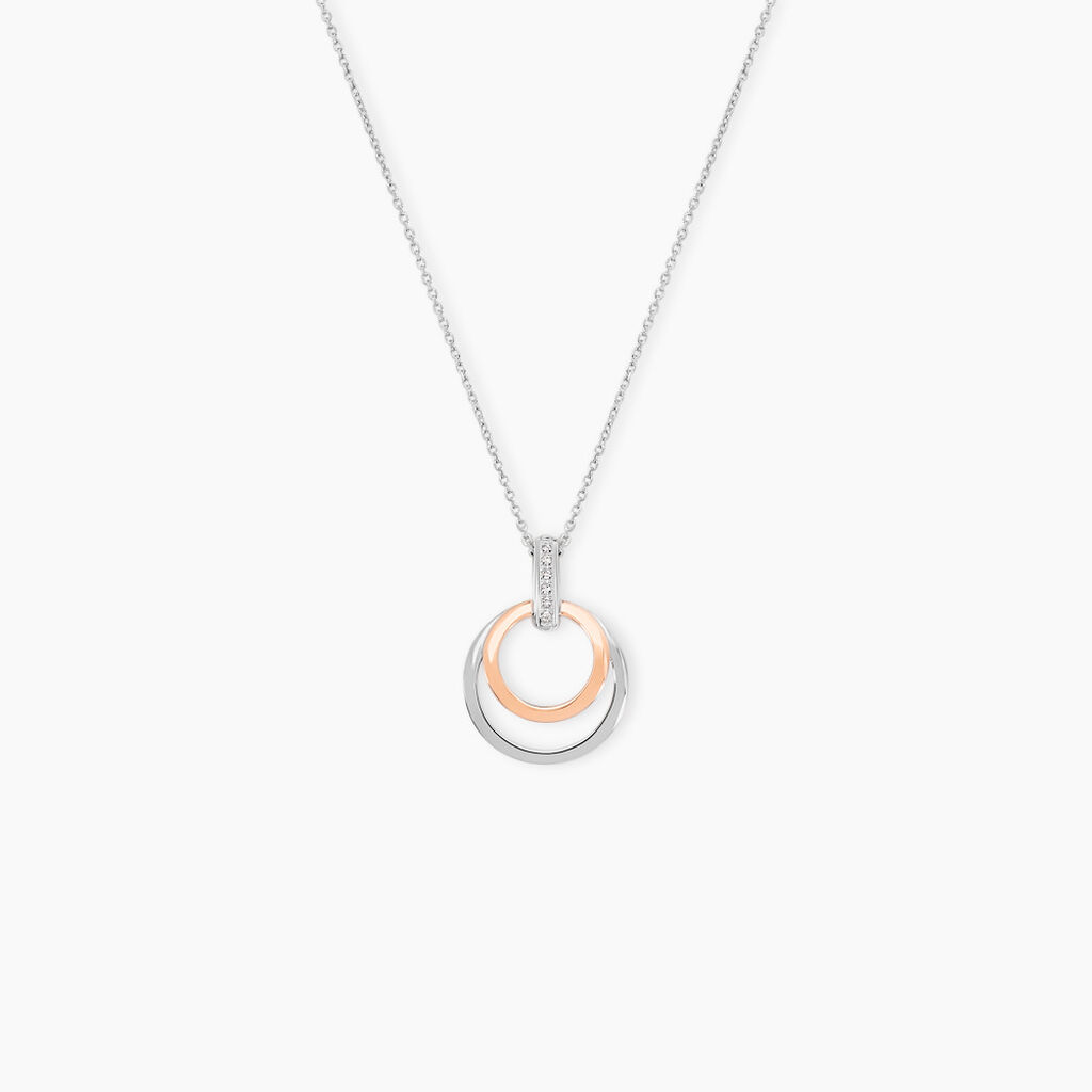 Collier Eloisia Or Bicolore Diamant - Colliers Femme | Histoire d’Or