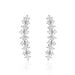 Bijoux D¿oreilles Grimpants Sarida Argent Blanc Oxyde De Zirconium - Boucles d'oreilles fantaisie Femme | Histoire d’Or