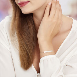Bracelet Suzeanne Argent Blanc Oxyde De Zirconium - Bracelets fantaisie Femme | Histoire d’Or